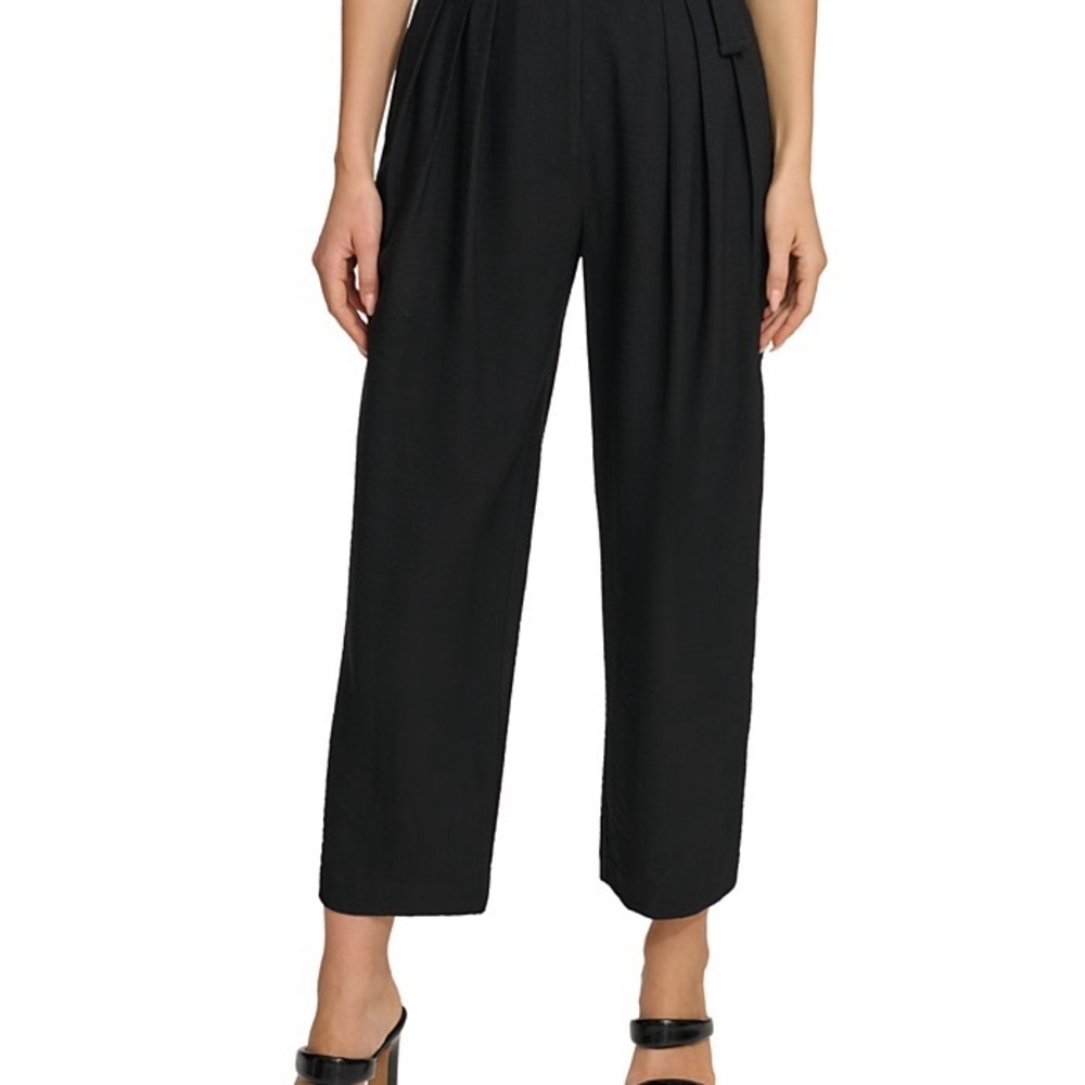 READY TO SHIP NWT DKNY Sz 12 Women’s Belted Pleated Pants MAKE AN OFFER